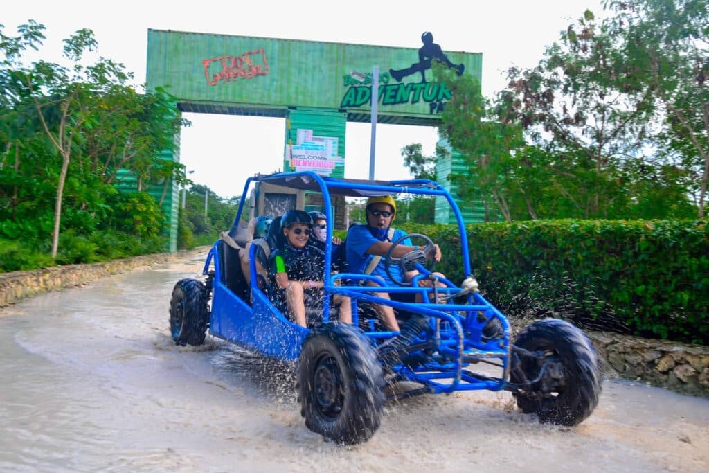 Buggy + Zipline + Waterfall Pool Combo Adventure